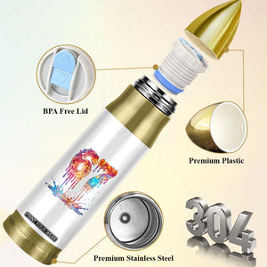 Burning Six Seven Bullet Tumbler Drip Fire Flame Meme TS12 Print Your Wear
