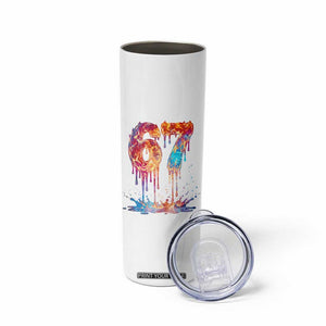 Burning Six Seven Skinny Tumbler Drip Fire Flame Meme TS12 Print Your Wear