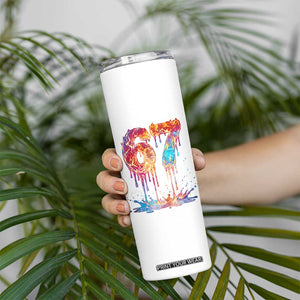 Burning Six Seven Skinny Tumbler Drip Fire Flame Meme TS12 Print Your Wear