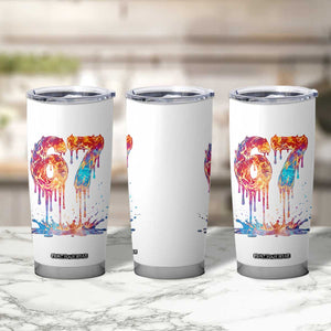 Burning Six Seven Tumbler Cup Drip Fire Flame Meme TS12 Print Your Wear