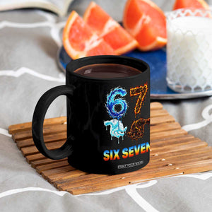 Water Fire Element Six Seven Coffee Mug Trendy Meme Gift TS12 Print Your Wear