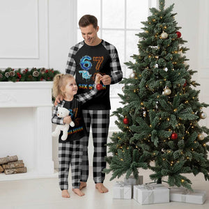 Water Fire Element Six Seven Plaid Pajama Set Trendy Meme Gift TS12 White Plaid Print Your Wear