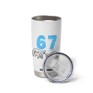 Ocean Water Wave Effect Printed Tumbler Cup Six Seven Meme TS12 Print Your Wear
