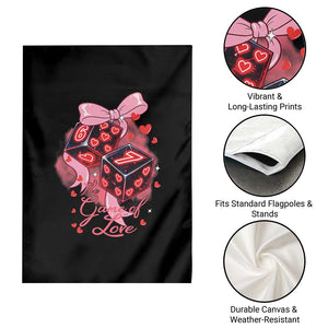Funny The Game Of Love Six Seven Dice Meme Garden Flag TS12 Print Your Wear