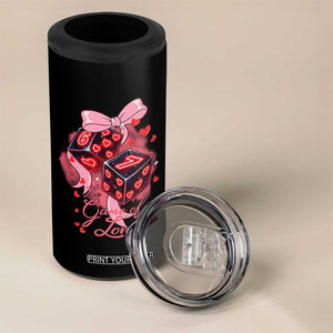 Funny The Game Of Love Six Seven Dice Meme 4 in 1 Can Cooler Tumbler TS12 Print Your Wear