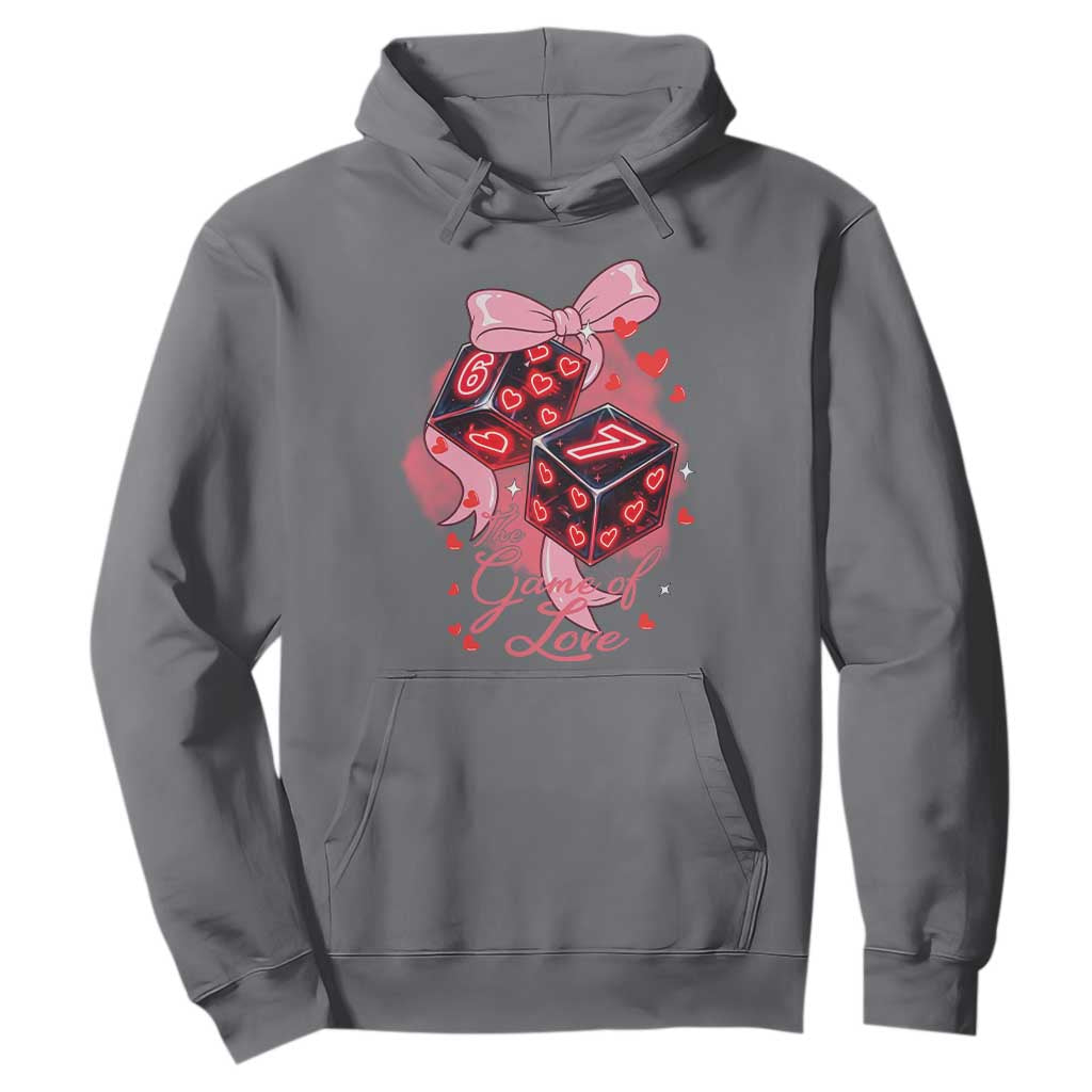 Funny The Game Of Love Six Seven Dice Meme Hoodie TS12 Charcoal Print Your Wear