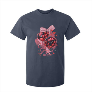Funny The Game Of Love Six Seven Dice Meme T Shirt For Kid TS12 Navy Print Your Wear