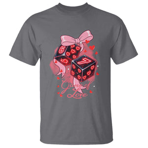 Funny The Game Of Love Six Seven Dice Meme T Shirt TS12 Charcoal Print Your Wear