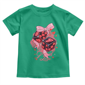 Funny The Game Of Love Six Seven Dice Meme Toddler T Shirt TS12 Irish Green Print Your Wear