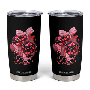 Funny The Game Of Love Six Seven Dice Meme Tumbler Cup TS12 Black Print Your Wear