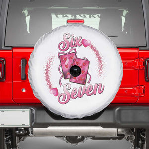 Playing Cards 67 Of Hearts Spare Tire Cover Six Seven Valentine Meme TS12 White Print Your Wear