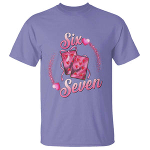 Playing Cards 67 Of Hearts T Shirt Six Seven Valentine Meme TS12 Violet Print Your Wear