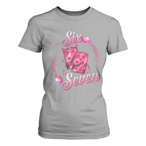 Playing Cards 67 Of Hearts T Shirt For Women Six Seven Valentine Meme TS12 Sport Gray Print Your Wear