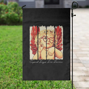 Retro Cupid Says Six Seven Garden Flag 67 Valentines Day TS12 Print Your Wear
