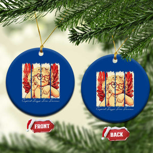 Retro Cupid Says Six Seven Ceramic Ornament 67 Valentines Day TS12 1pc Blue Print Your Wear