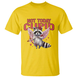 Funny Raccoon Cupid Anti Valentine T Shirt Not Today Cupid TS12 Daisy Print Your Wear
