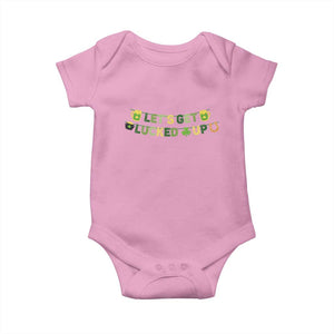 Lets Get Lucked Up Baby Onesie St Patricks Day Drinking TS12 Light Pink Print Your Wear