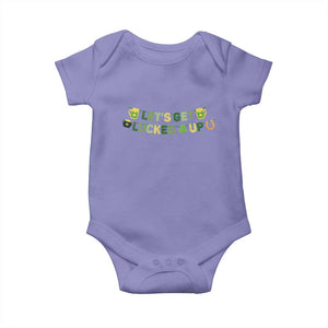 Lets Get Lucked Up Baby Onesie St Patricks Day Drinking TS12 Violet Print Your Wear