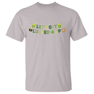 Lets Get Lucked Up T Shirt St Patricks Day Drinking TS12 Ice Gray Print Your Wear