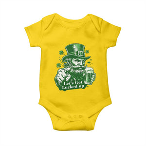 Lets Get Lucked Up Baby Onesie St Patricks Day Party Humor TS12 Daisy Print Your Wear