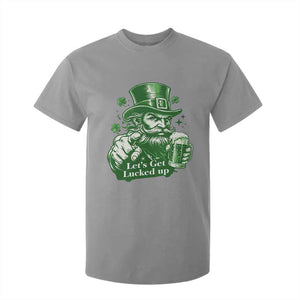 Lets Get Lucked Up T Shirt For Kid St Patricks Day Party Humor TS12 Sport Gray Print Your Wear