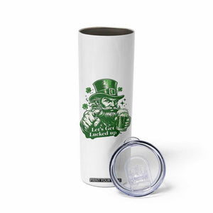 Lets Get Lucked Up Skinny Tumbler St Patricks Day Party Humor TS12 Print Your Wear