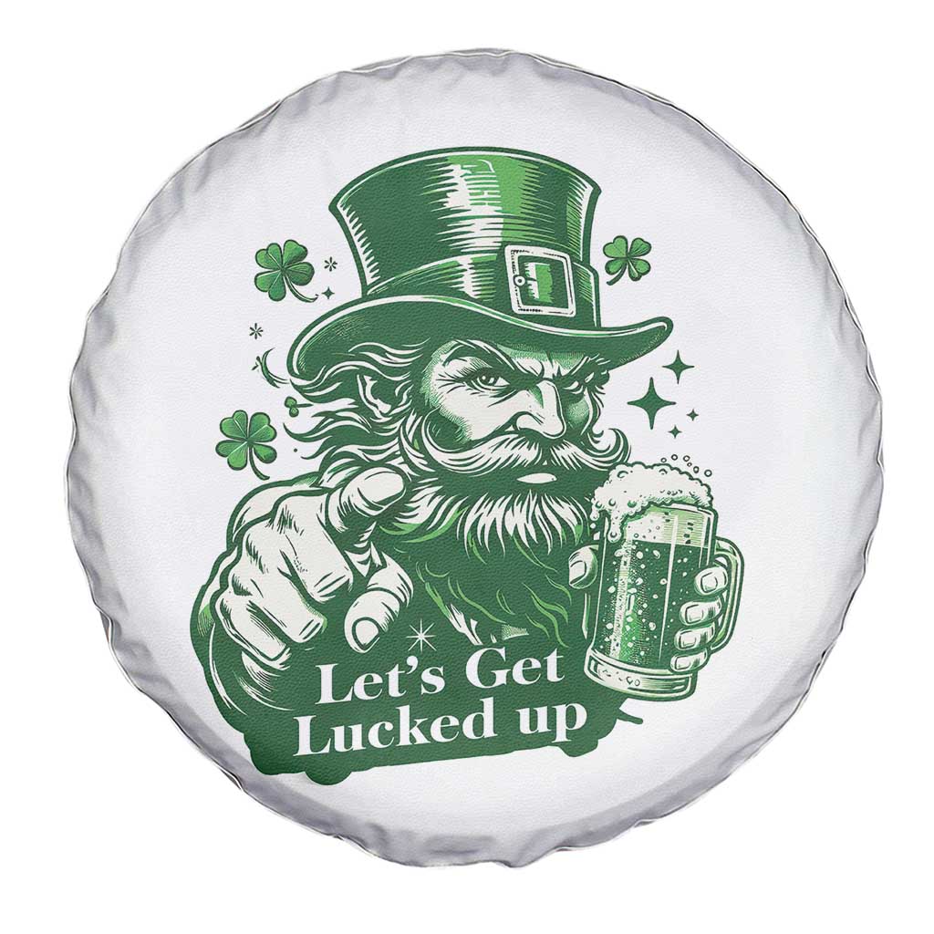 Lets Get Lucked Up Spare Tire Cover St Patricks Day Party Humor TS12 Print Your Wear