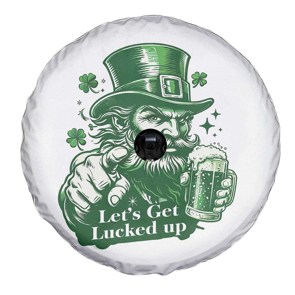 Lets Get Lucked Up Spare Tire Cover St Patricks Day Party Humor TS12 Print Your Wear