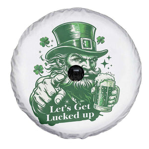 Lets Get Lucked Up Spare Tire Cover St Patricks Day Party Humor TS12 Print Your Wear