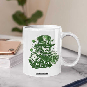 Lets Get Lucked Up Coffee Mug St Patricks Day Party Humor TS12 Print Your Wear