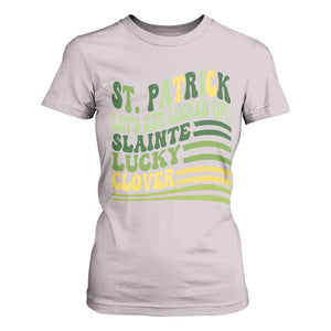 Lets Get Lucked Up T Shirt For Women Funny St Patricks Day TS12 Ice Gray Print Your Wear