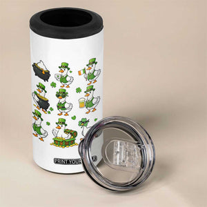 St Patricks Day Goose Crew Irish Celebration 4 in 1 Can Cooler Tumbler TS12 Print Your Wear
