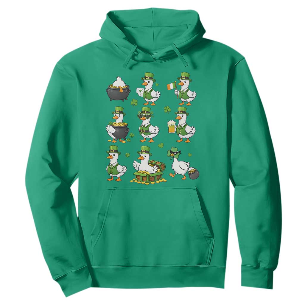 St Patricks Day Goose Crew Irish Celebration Hoodie TS12 Irish Green Print Your Wear
