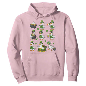 St Patricks Day Goose Crew Irish Celebration Hoodie TS12 Light Pink Print Your Wear