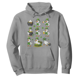 St Patricks Day Goose Crew Irish Celebration Hoodie TS12 Sport Gray Print Your Wear