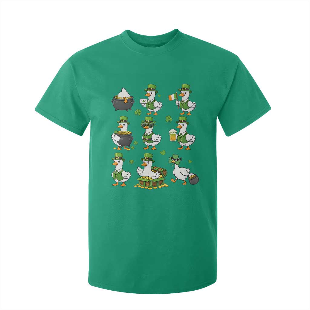 St Patricks Day Goose Crew Irish Celebration T Shirt For Kid TS12 Irish Green Print Your Wear
