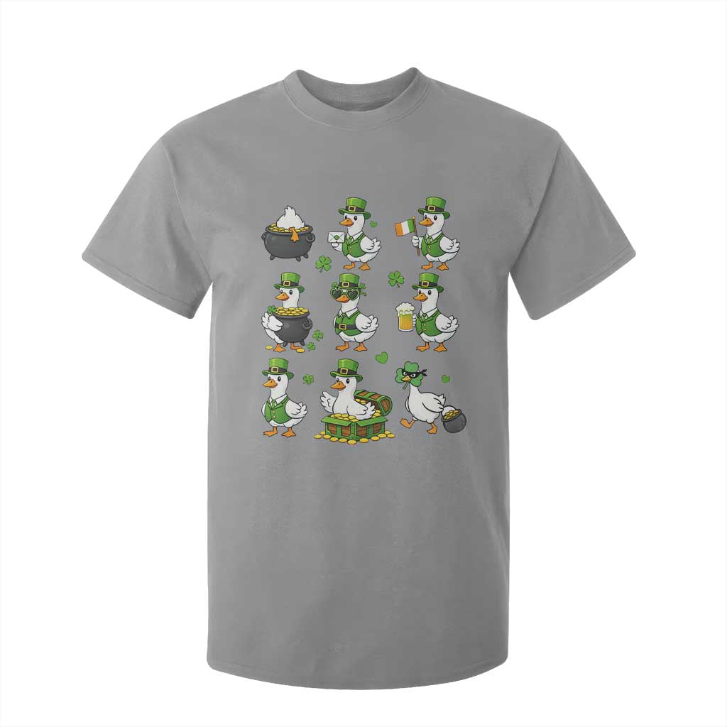 St Patricks Day Goose Crew Irish Celebration T Shirt For Kid TS12 Sport Gray Print Your Wear