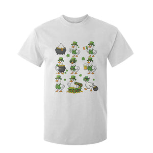 St Patricks Day Goose Crew Irish Celebration T Shirt For Kid TS12 White Print Your Wear