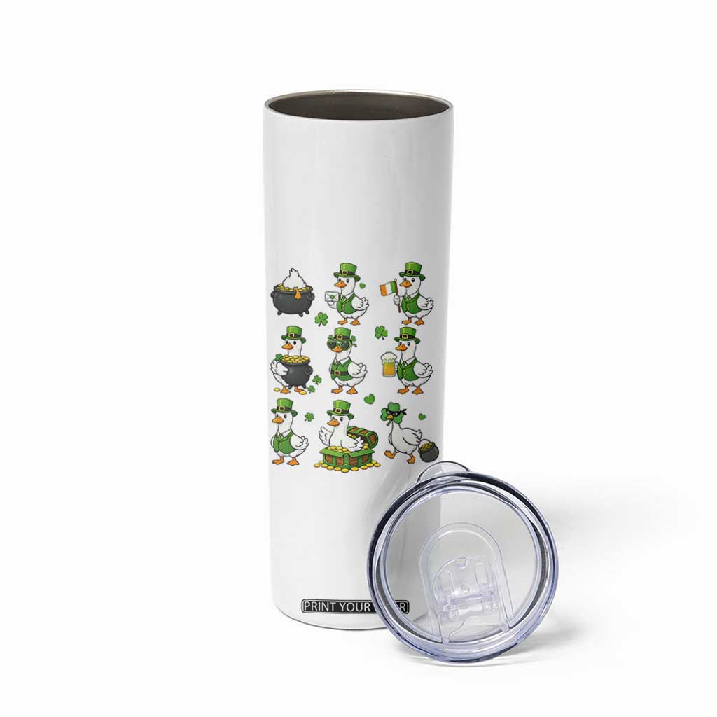 St Patricks Day Goose Crew Irish Celebration Skinny Tumbler TS12 Print Your Wear