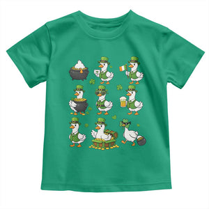 St Patricks Day Goose Crew Irish Celebration Toddler T Shirt TS12 Irish Green Print Your Wear