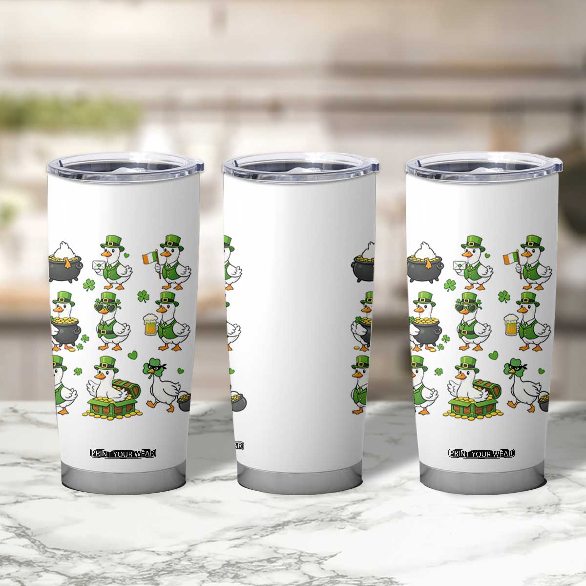 St Patricks Day Goose Crew Irish Celebration Tumbler Cup TS12 Print Your Wear