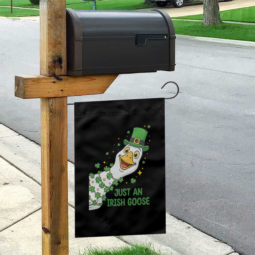 Just An Irish Goose Garden Flag Funny St Patricks Day TS12 Print Your Wear