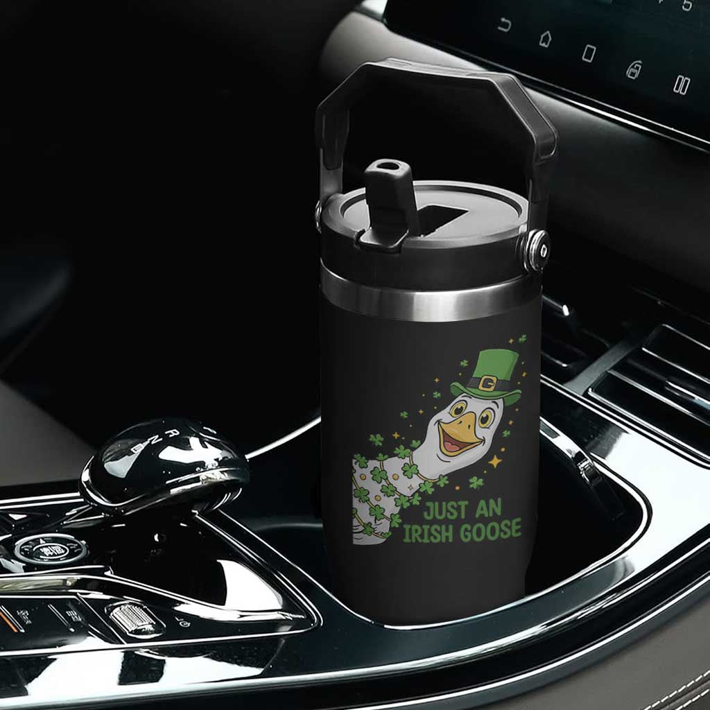 Just An Irish Goose Flip Straw Tumbler Funny St Patricks Day TS12 Print Your Wear