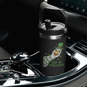 Just An Irish Goose Flip Straw Tumbler Funny St Patricks Day TS12 Print Your Wear