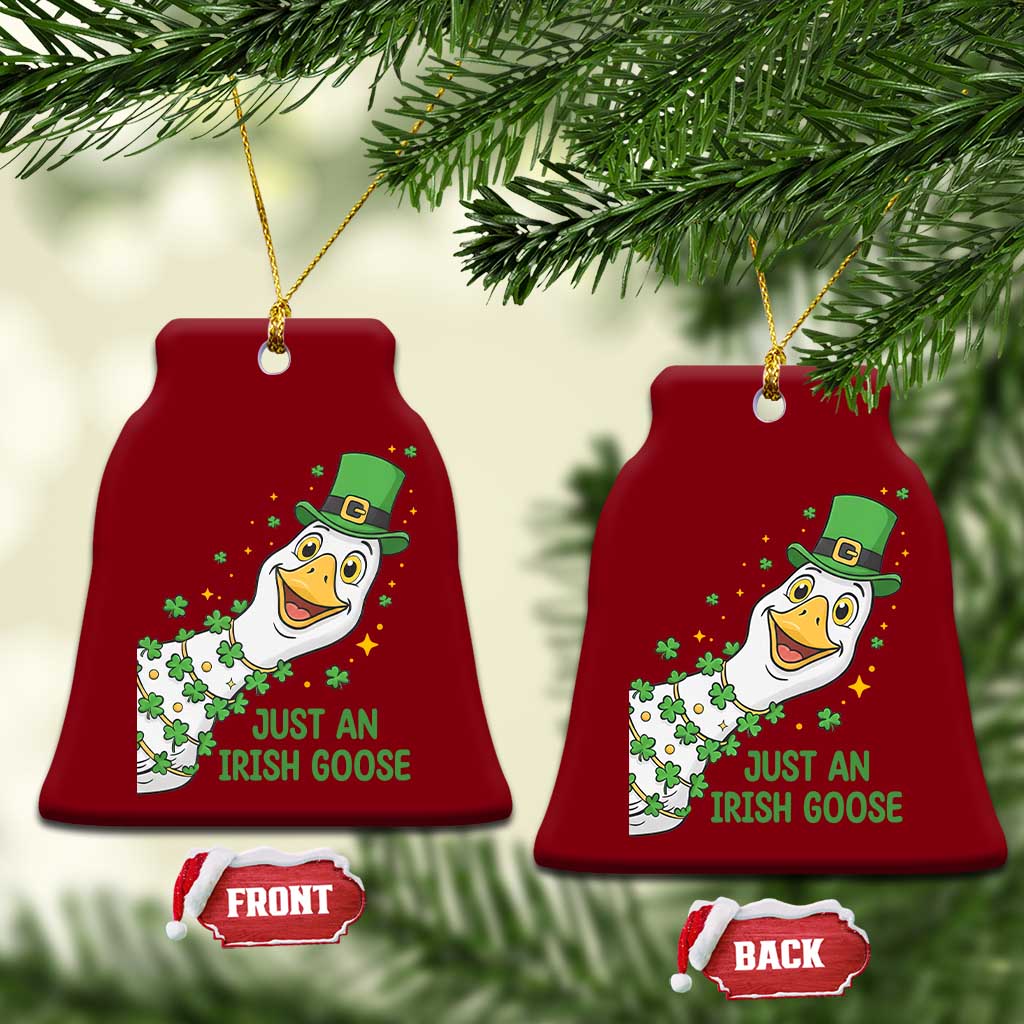 Just An Irish Goose Ceramic Ornament Funny St Patricks Day TS12 Print Your Wear