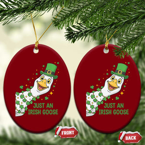 Just An Irish Goose Ceramic Ornament Funny St Patricks Day TS12 Print Your Wear