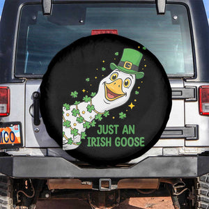 Just An Irish Goose Spare Tire Cover Funny St Patricks Day TS12 No hole Black Print Your Wear