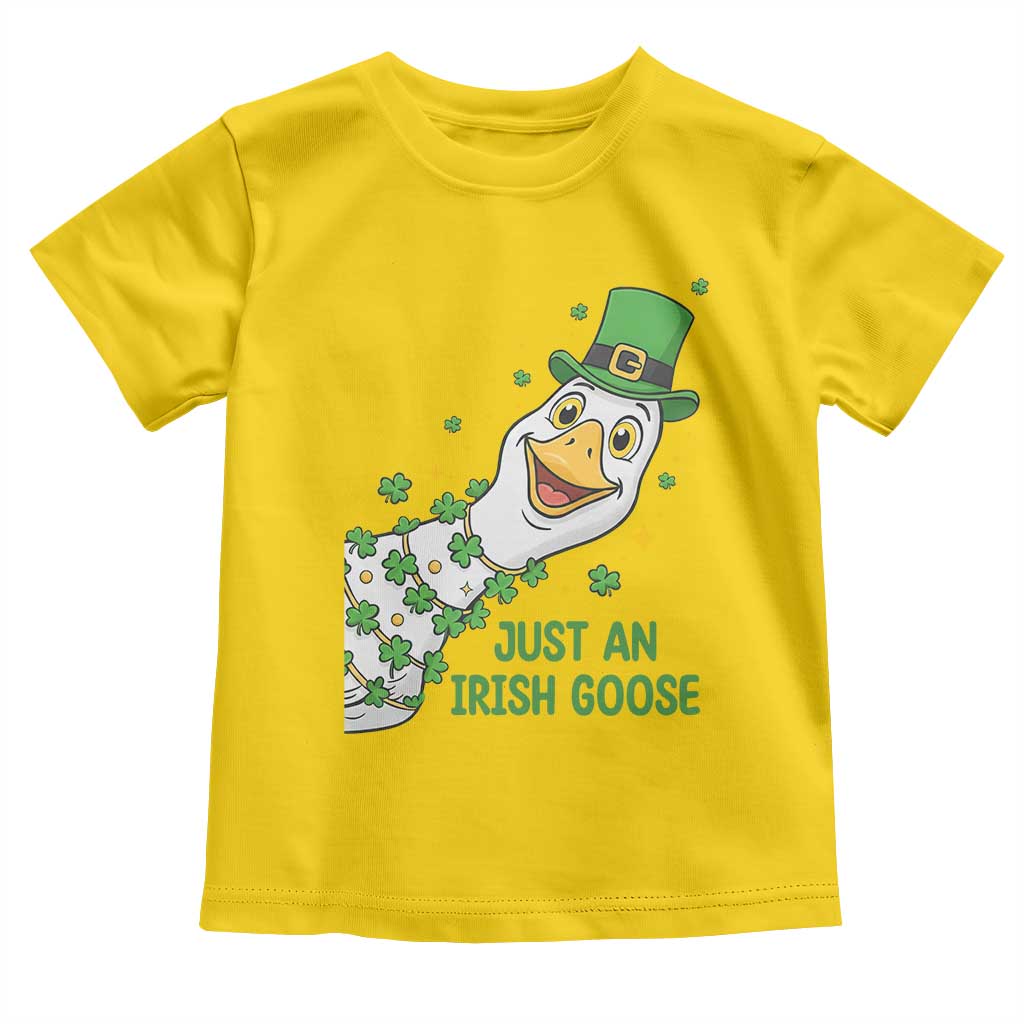 Just An Irish Goose Toddler T Shirt Funny St Patricks Day TS12 Daisy Print Your Wear