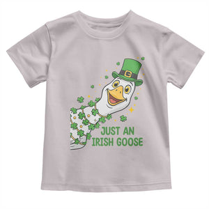 Just An Irish Goose Toddler T Shirt Funny St Patricks Day TS12 Ice Gray Print Your Wear