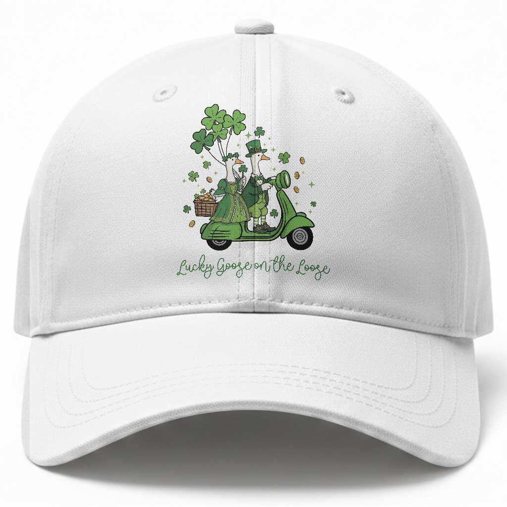 Lucky Goose On The Loose Baseball Cap St Patricks Day Irish Pride TS12 Print Your Wear